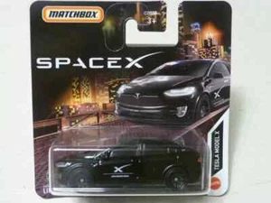 Tesla Model X Black Matchbox 2024 Space X 75/100 1:64 - Picture 1 of 1