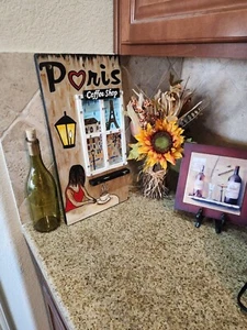 Paris Mother's Day Farmhouse Window Painting - Picture 1 of 12