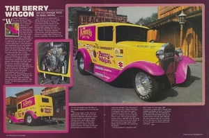1979 Magazine Article Ad 1930 Ford Panel Truck Wild Bill Shrewsberry Berry Wagon - Picture 1 of 3