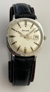 Vintage Bulova Watch Shock resistant S. Steel Automatic Antimagnetic 1967 servic - Picture 1 of 23
