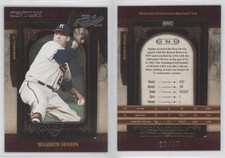 2008 Playoff Prime Cuts Century Silver /25 Warren Spahn #94 HOF