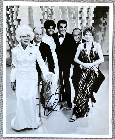 Dionne Warwick Signed IP RARE B&W Press Photo - Authentic, Carol Channing Cover