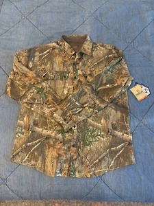 Magellan Outdoors Hunt Gear REALTREE EDGE Long Sleeve Button Down Mens XL NWTs - Picture 1 of 12