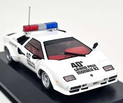 Ixo 1/43 Lamborghini Countach LP5000 Monaco GP Pace Car 1982 Diecast Model Car Foto 1 de 4
