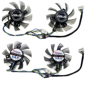 1 Set Lüfter Reparatur Zubehör für ASUS GTX1650 1660ti DUAL Grafikkarte - Bild 1 von 15