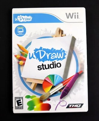 U Draw Wii Nintendo Studio Complete Game Only Tested Works - Image 1 of 4