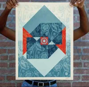 2023 Obey Giant / The Angles Of Sedation And Destruction Shepard Fairey #’d 550 - Bild 1 von 1