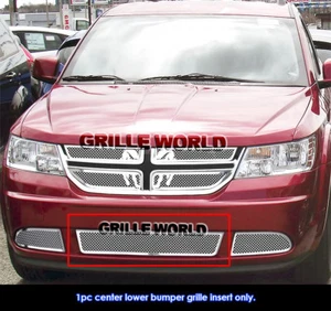 Fits 2011-2020 Dodge Journey SE Lower Bumper Stainless Chrome Mesh Grille Insert - Picture 1 of 2