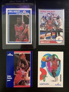 1989-90 Fleer Ledell Eackles Rookie #158 1990 NBA Short Print 1991 Skybox SP RC