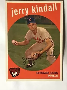 1959 Topps Set Break #274 Jerry Kindall Chicago Cubs EX-EXMINT - Bild 1 von 2