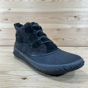Sorel Out N About Classic Waterproof Duck Boots Women’s 10 Black Wool LL3650-010 - Picture 1 of 10