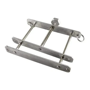 Rimba Metal Penis and Ball Crusher - Kinky CBT Tool with Weight Loops for Enhanc - Picture 1 of 2