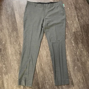 Pantalones de vestir Nordstrom ajustados para hombre 42 x 36 grises pantalones nuevos - Imagen 1 de 9