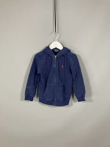 RALPH LAUREN FULL ZIP Hoodie - Small Age 6yrs- Navy - Great Condition - Boy’s - Picture 1 of 4