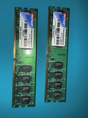 PATRIOT 2GB PSD22G800KECS 800MHZ DDR2 DESKTOP MEMORY RAM - Image 1 of 2