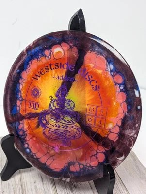 New Westside Discs First Run VIP Adder Driver Custom Dyed Golf Disc 169 Grams - Image 1 of 4