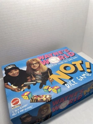 NEW Wayne's World This is the Worst Dice Game Ever! NOT! Dice Game  1992 Mattel - Image 1 of 4