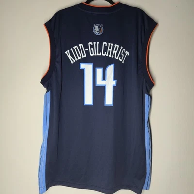 Charlotte Bobcats Michael Kidd-Gilchrist Adidas Jersey Size XL Shooting NBA - Image 1 of 4