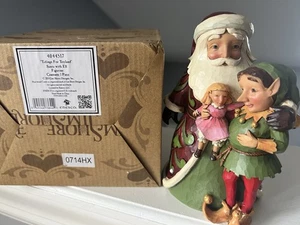2014 Jim Shore Santa Claus “Tidings for Toyland Elf Doll Heartwood Creek 4044517 - Picture 1 of 15