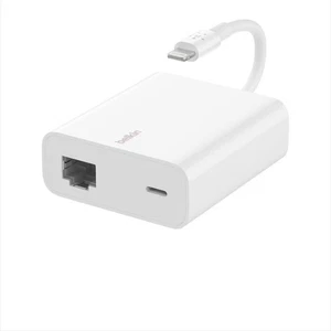 ✅Belkin F8J227 Ethernet + Power Adapter with Lightning Connector ✅ - Afbeelding 1 van 1