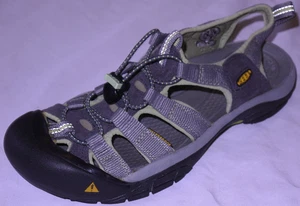 Womens GUC Gray/Green KEEN NEWPORT Sport Hiking Sandals size 8.5 - Picture 1 of 5