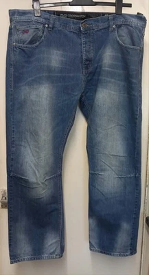 Men's Crosshatch Denim Trousers. Used Condition. Size 44S. Lovely Stylish - Image 1 of 4