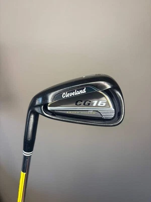 Cleveland CG16 Black Pearl 7-Iron 31° Traction 85 Stiff Flex Lefty 37.25″ NICE - Image 1 of 4