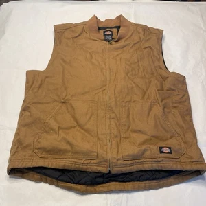 Dickies men’s extra large sleeveless canvas Jacket Mens XL - Picture 1 of 23