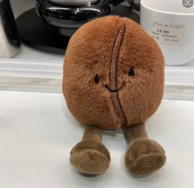 Juguete de peluche suave de grano de café Jellycat LINDO comida de peluche coleccionable Foto 1 de 3