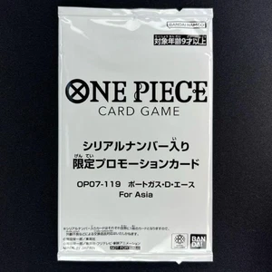 One Piece Card Portgas D. Ace OP07-119 For Asia Serial Flagship Promo Sealed - Picture 1 of 1