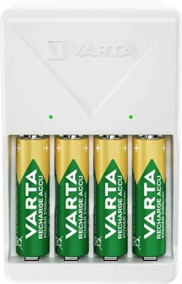 Varta Ladegerät Batterieladegerät mit 4x AA Akkus 2100mAh UK-STECKER - Bild 1 von 4