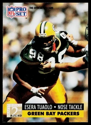 1991 Pro Set - Esera Tuaolo #764 - Green Bay Packers - Image 1 of 2