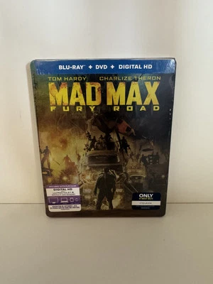 Mad Max: Fury Road (Blu-ray/DVD, 2015) Best Buy Exclusive Steelbook New Sealed - Image 1 of 4