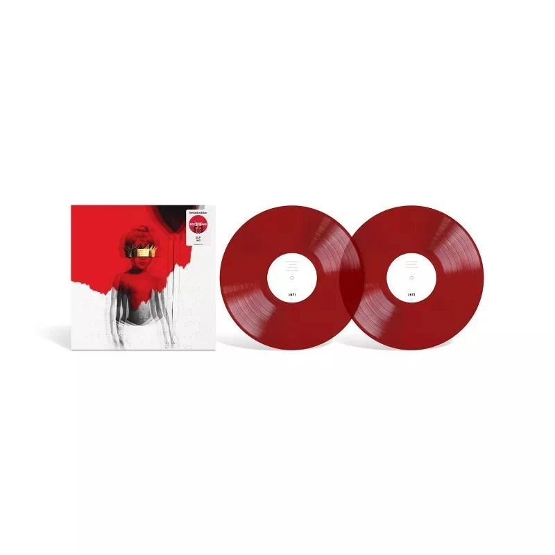 RARE USA 2 LP Rihanna - Anti  Exclusive Red 180g Vinyl New & Sealed - Image 1 of 4