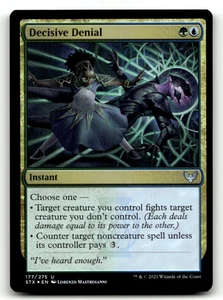 Decisive Denial 177 Foil U Strixhaven: School of Mages NM - Picture 1 of 2