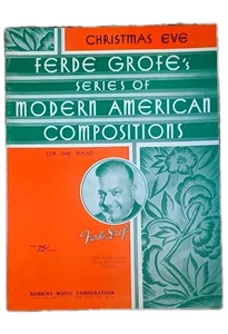 Christmas Eve Series Of Modern American Compositions Piano Solo 1934 Sheet Music - Picture 1 of 5