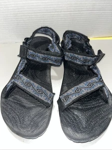 TEVA Terradactyl Sport Sandals Women's 10, Men's 8 Blue Nylon Water Trail Hiking - Picture 1 of 5