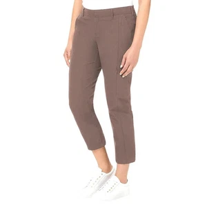 Kirkland Signature Woven Travel Pants Women 10 Deep Taupe Lightweight StretchNEU - Bild 1 von 10