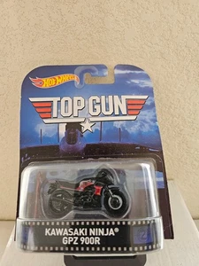 Hot Wheels Top Gun Kawasaki Ninja GPZ 900R Retro Entertainment A13 - Picture 1 of 1