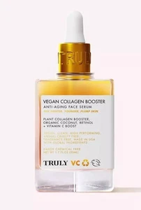 TRULY Vegan Collagen Booster Facial Serum Anti Aging NEW - Picture 1 of 3
