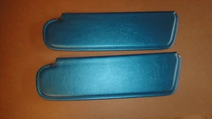 Fits 72 73 E-Body Blue Sunvisors Sun Visors NEW - Picture 1 of 1
