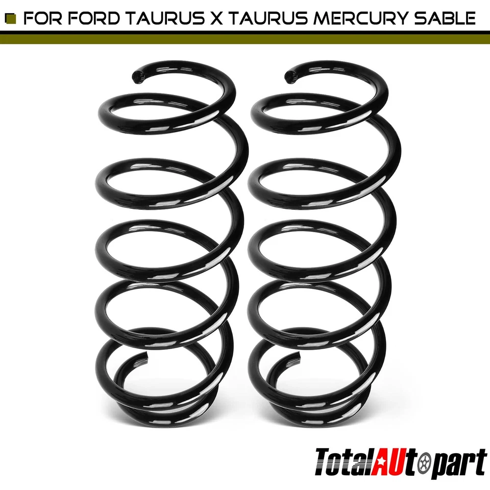 2x Muelles helicoidales para Ford Taurus X Mercury Sable 2008-2009 V6 3,5 L delanteros diestros y diestros Foto 1 de 4