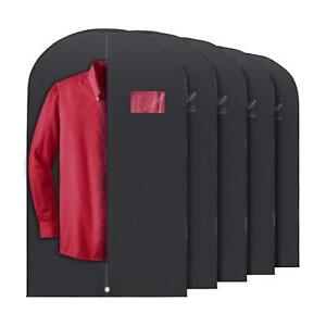 40" Black Garment Bags Suit Bag for Travel & Clothing Storage of Dresses, Shi...