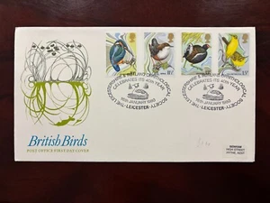 United Kingdom 1980 - British Birds stamps set FDC Leicester, Ornithological Soc - Picture 1 of 1