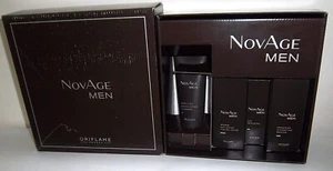 ORIFLAME NOVAGE MEN ANTI-AGEING SKIN CARE GIFT SET 4 FULL SIZE ITEMS RRP £134 - Picture 1 of 6