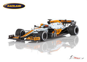 McLaren MCL35M Mercedes F1 Gulf Retro GP Monaco 2021 Ricciardo, Spark 1:43 S7678