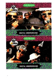 2 count lot 1991 Pro Set YO MTV RAPS Musicards Digital Underground Cards - Picture 1 of 1
