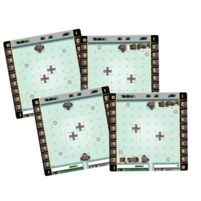 Curious Cargo 4 Double-Sided Player Boards - Image 1 of 2