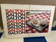Vintage Salton Hotray Automatic Food Warming Tray Hot Plate 325 Watt H928 W/cord