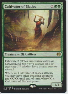 Cultivator of blades Kaladesh MAgic The Gathering MTG Green Rare Card - Picture 1 of 1